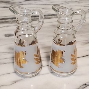 Vintage Anchor Hocking Starlyte Cruet Set